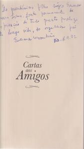 Dedicatória feita por Everardo Moreira Lima ao seu filho, o embaixador Sérgio Moreira Lima. A dedicatória foi escrita no livro 